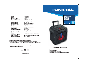 Manual de uso Punktal PK-5111 Altavoz