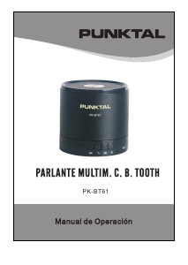 Manual de uso Punktal PK-BT61 Altavoz