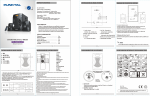 Manual de uso Punktal PK-HT95 Sistema de home cinema