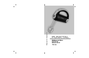 Manual de uso Punktal PK-723 Batidora de varillas