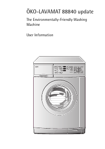 Manual AEG LAV88840-W Washing Machine