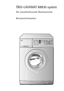 Bedienungsanleitung AEG LAV88830-W Waschmaschine