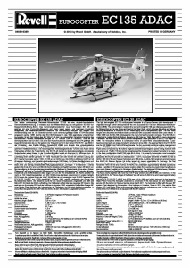 Manual de uso Revell set 04659 Helicopters Eurocopter EC135 ADAC