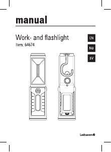 Bruksanvisning Ledsavers 64674 Ficklampa