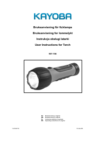 Handleiding Kayoba 957-156 Zaklamp