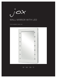 사용 설명서 Jox M030-LED 거울