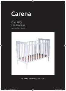 Handleiding Carena DALARO Babybed