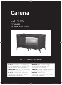 Handleiding Carena KARLSUDD Babybed