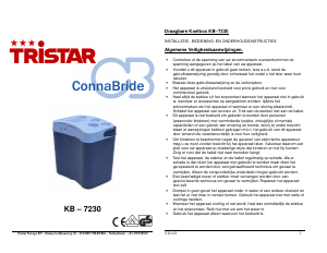 Bedienungsanleitung Tristar KB-7230 Kühlbox