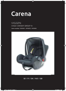 Handleiding Carena VIGGEN Autostoeltje