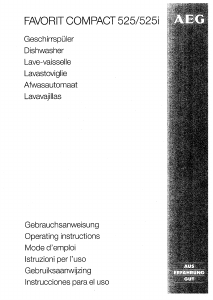 Mode d’emploi AEG FAVCOMP525IM GB Lave-vaisselle
