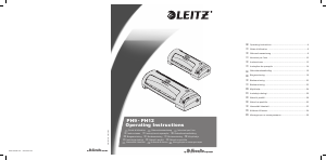 Manual de uso Leitz PH12 Plastificadora