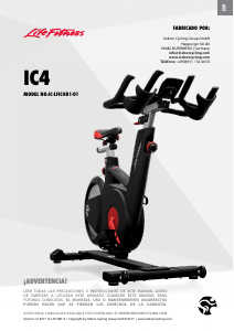 Manual de uso Life Fitness IC4 Bicicleta estática