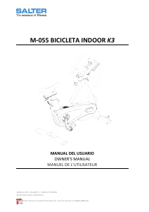 Manual de uso Salter K3 Bicicleta estática