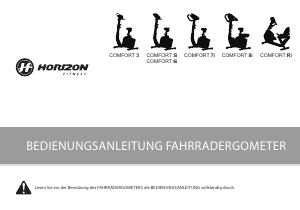 Bedienungsanleitung Horizon Fitness Comfort 8i Heimtrainer