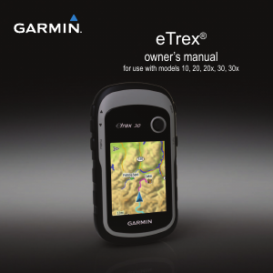 Manual Garmin eTrex 30x Handheld Navigation