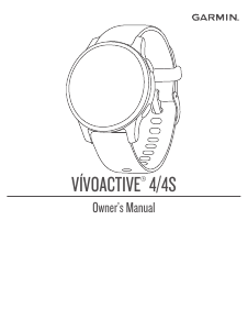 Manual Garmin vivoactive 4S Smart Watch