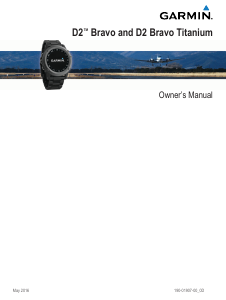 Handleiding Garmin D2 Bravo Titanium Smartwatch