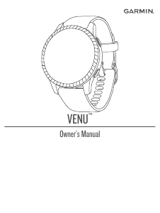 Manual Garmin Venu Smart Watch