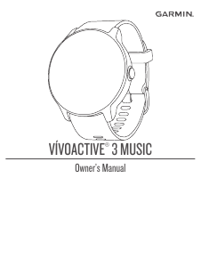 Manual Garmin vivoactive 3 Music Smart Watch