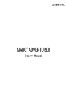 Manual Garmin Marq Adventurer Smart Watch