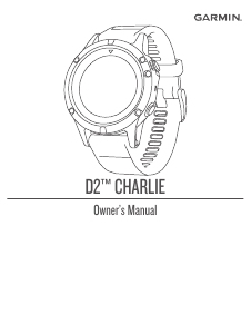 Handleiding Garmin D2 Charlie Smartwatch