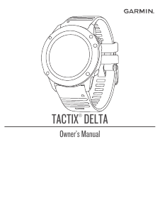 Handleiding Garmin tactix Delta Smartwatch