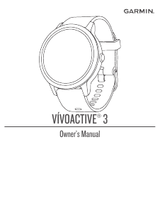 Manual Garmin vivoactive 3 Smart Watch