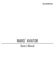 Manual Garmin Marq Aviator Smart Watch