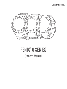 Manual Garmin fenix 6X Sports Watch