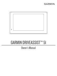 Manual Garmin DriveAssist 51 Car Navigation