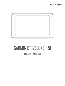 Manual Garmin DriveLuxe 51 Car Navigation