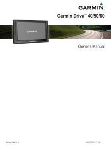 Handleiding Garmin Drive 50 Navigatiesysteem