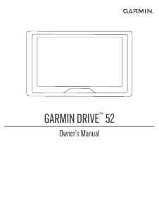 Manual Garmin Drive 52 Car Navigation