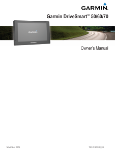 Handleiding Garmin DriveSmart 50 Navigatiesysteem