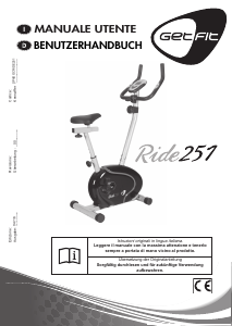 Manuale GetFit Ride 251 Cyclette