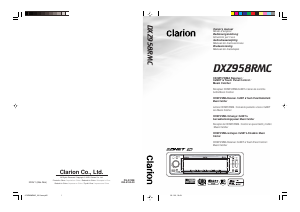 Handleiding Clarion DXZ958RMC Autoradio