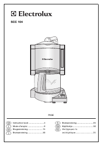 Handleiding Electrolux SCC104 Koffiezetapparaat