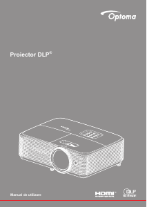 Manual Optoma X309ST Proiector