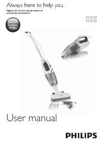 Manual de uso Philips FC6132 Aspirador de mano