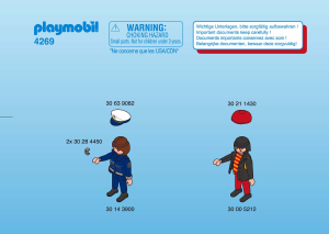 Manual de uso Playmobil set 4269 Police Ladrón y policía