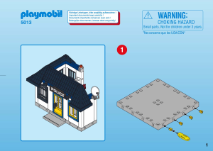 Manual de uso Playmobil set 5013 Police Comisaría de policía