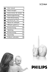 Käyttöohje Philips SCD464 Avent Vauvamonitori