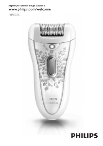 Manual Philips HP6576 SatinPerfect Epilator