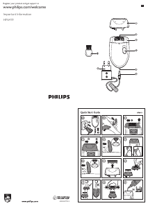 Manual Philips HP6419 Epilator