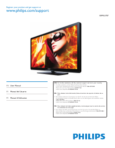 Mode d’emploi Philips 50PFL3707 Téléviseur LED