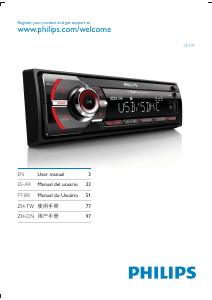 Manual Philips CE131 Car Radio