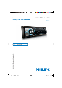 Manual Philips CE120 Car Radio