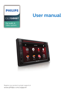 Manual Philips CED1500BT Car Radio