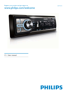 Manual Philips CEM210X Car Radio